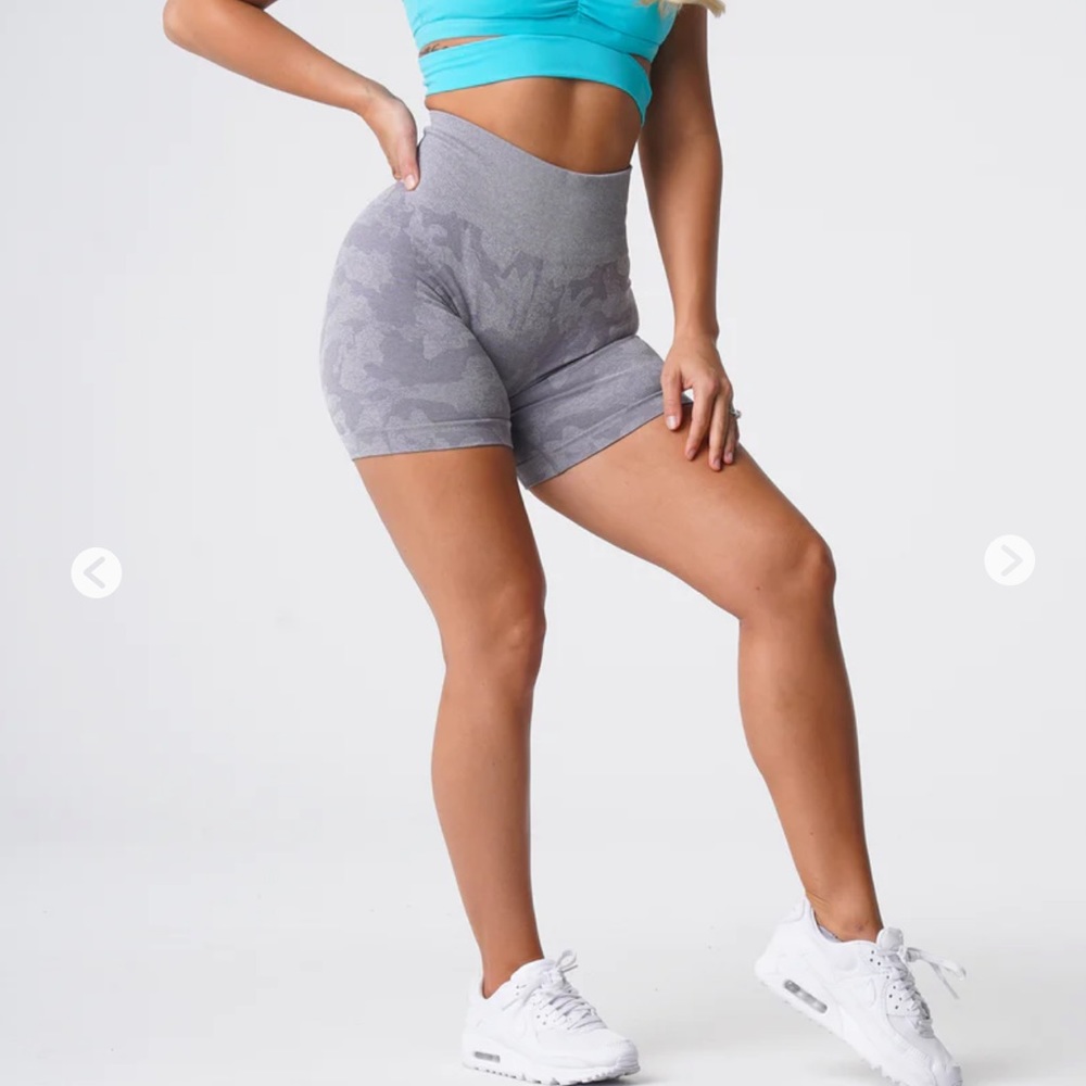 Gray camo shorts